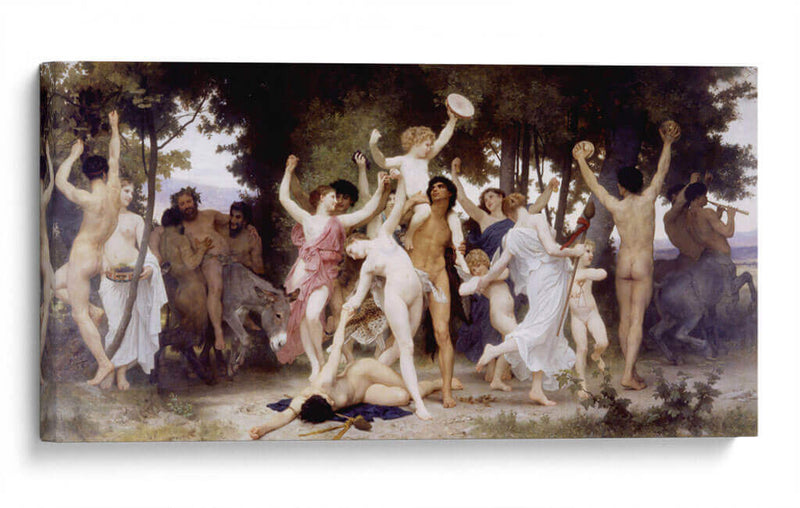 La juventud de Baco - William-Adolphe Bouguereau | Cuadro decorativo de Canvas Lab