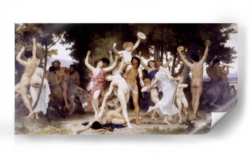 La juventud de Baco - William-Adolphe Bouguereau | Cuadro decorativo de Canvas Lab