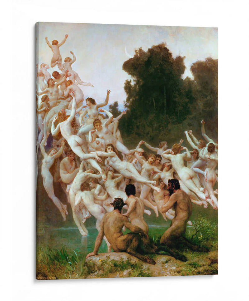 Las Oréades - William-Adolphe Bouguereau | Cuadro decorativo de Canvas Lab