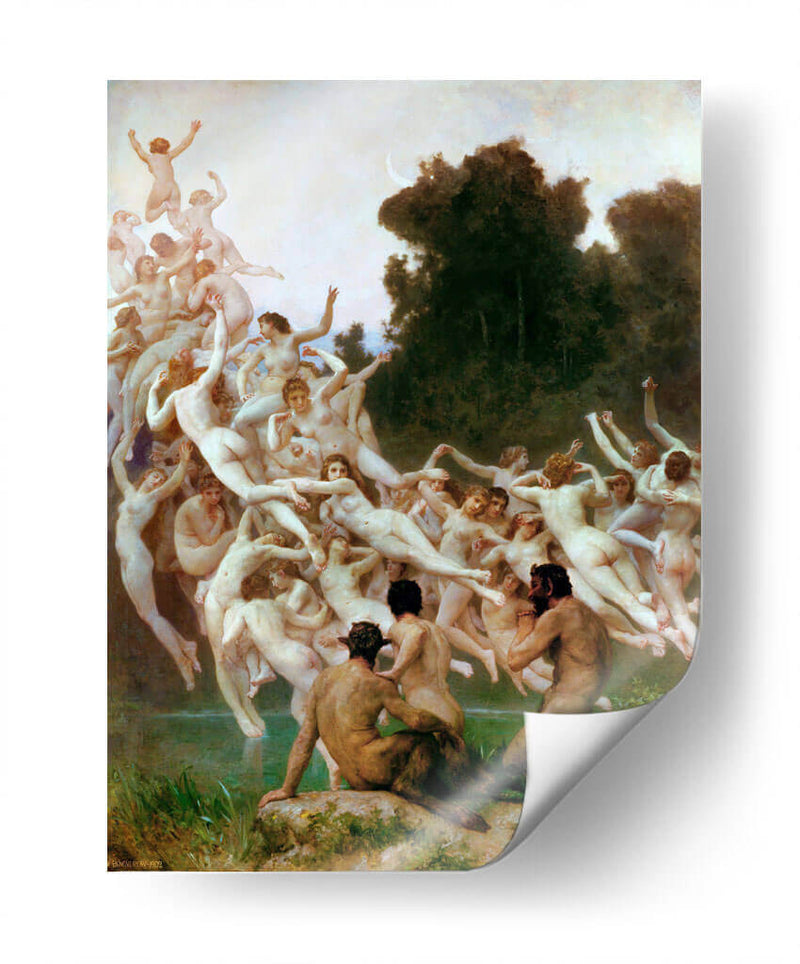 Las Oréades - William-Adolphe Bouguereau | Cuadro decorativo de Canvas Lab