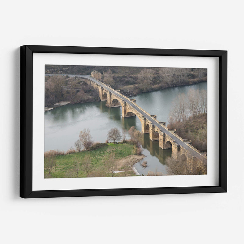 Puente en San Vicente Sonsierra, La Rioja - Jaime López Portillo  | Cuadro decorativo de Canvas Lab