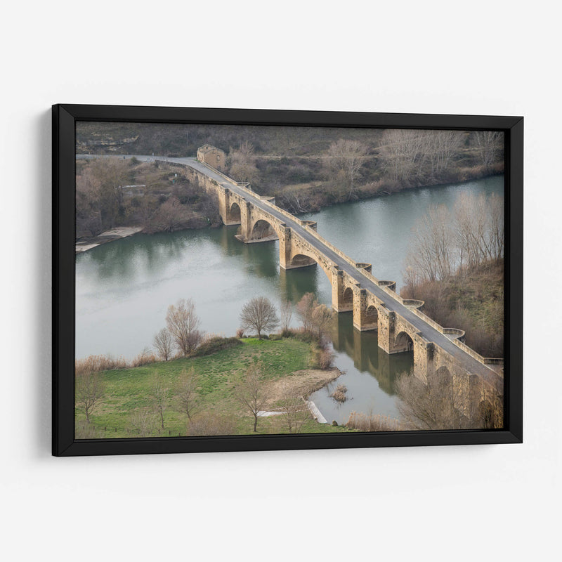 Puente en San Vicente Sonsierra, La Rioja - Jaime López Portillo | Cuadro decorativo de Canvas Lab