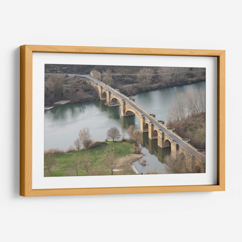 Puente en San Vicente Sonsierra, La Rioja - Jaime López Portillo  | Cuadro decorativo de Canvas Lab