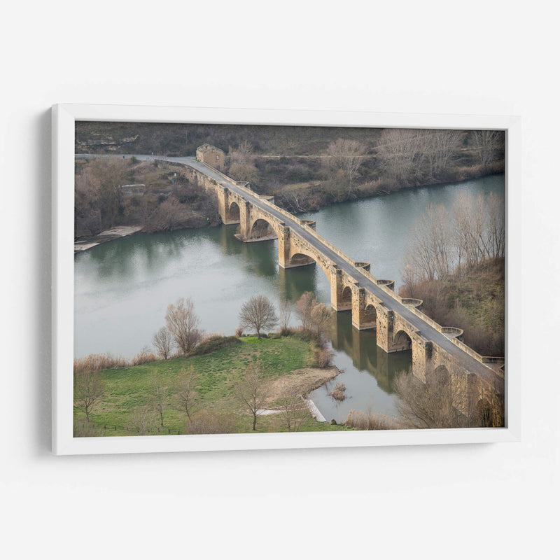 Puente en San Vicente Sonsierra, La Rioja - Jaime López Portillo | Cuadro decorativo de Canvas Lab