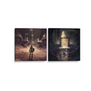 Templos de espítitu y agua - Set de 2 - Cuadro decorativo | Canvas Lab