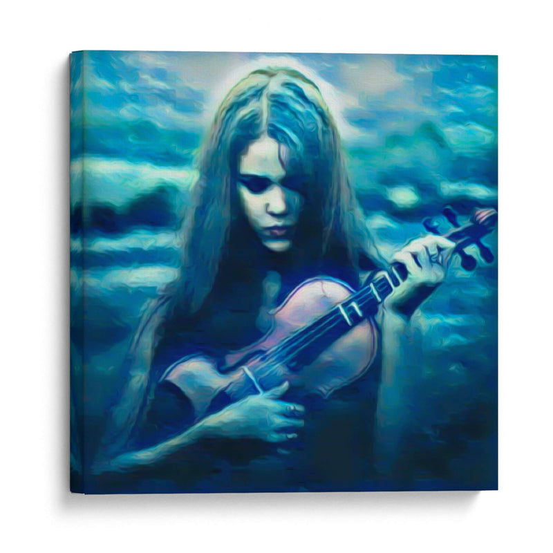La chica del violin - Mauricio Silerio | Cuadro decorativo de Canvas Lab