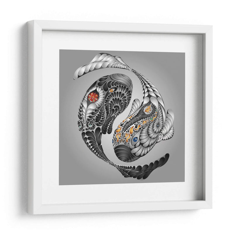 Ballenas Alebrijes - Gabriel Oz | Cuadro decorativo de Canvas Lab