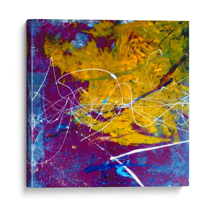 Halcón amarillo partiendo el cielo - Carlos Pixley | Cuadro decorativo de Canvas Lab