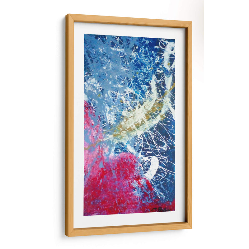 La luz y la marea roja - Carlos Pixley | Cuadro decorativo de Canvas Lab