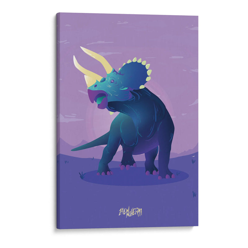 Triceratops espiritual - Lalonncheraa | Cuadro decorativo de Canvas Lab