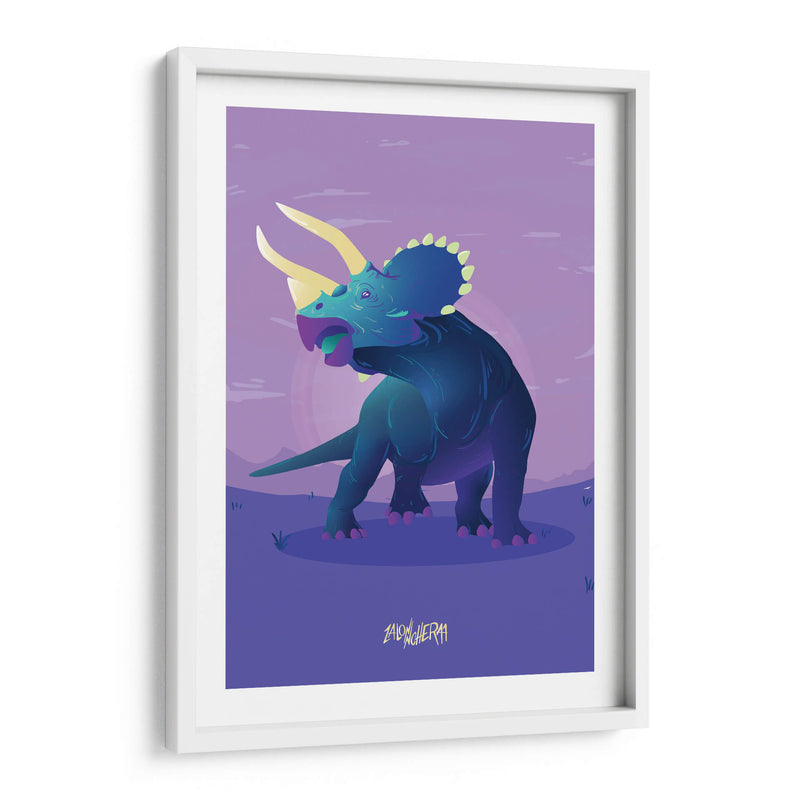 Triceratops espiritual - Lalonncheraa | Cuadro decorativo de Canvas Lab