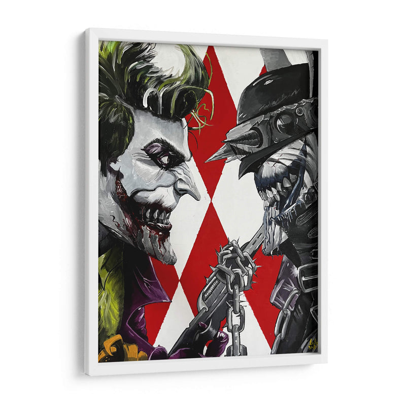Batman que ríe y el Guason - aledecolor | Cuadro decorativo de Canvas Lab