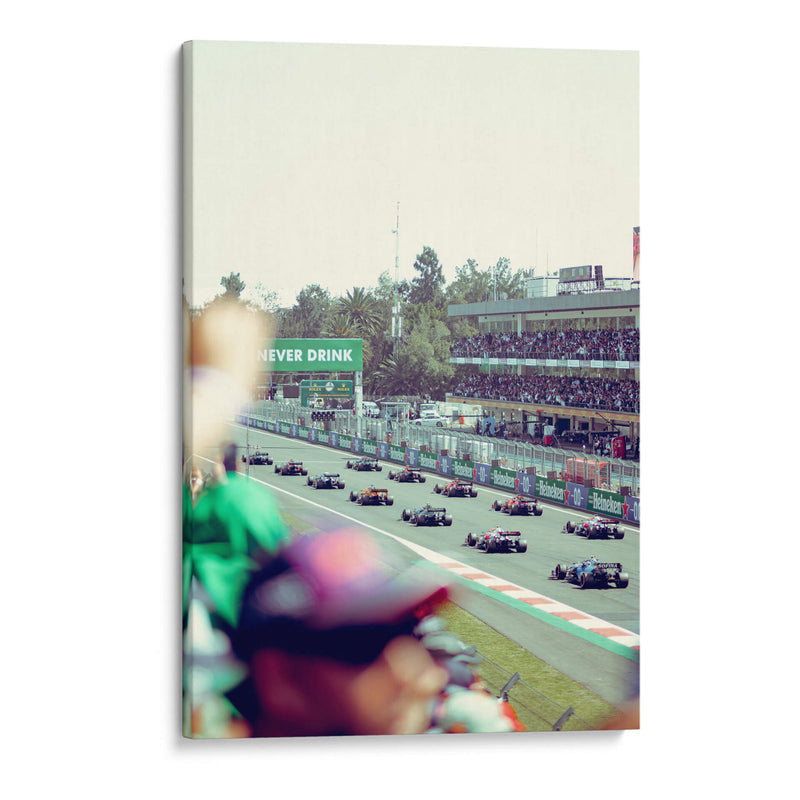 Gran Premio de Mexico 2021 - Carlos Santiago | Cuadro decorativo de Canvas Lab