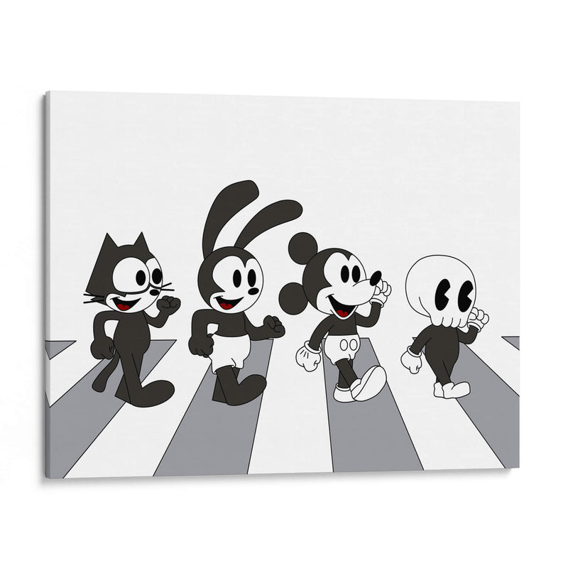 Abbey Road Cartoons - Khevth Art | Cuadro decorativo de Canvas Lab