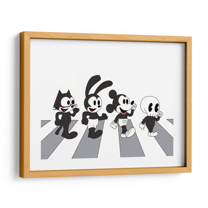 Abbey Road Cartoons - Khevth Art | Cuadro decorativo de Canvas Lab