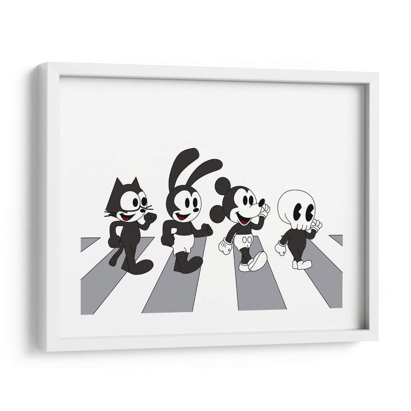 Abbey Road Cartoons - Khevth Art | Cuadro decorativo de Canvas Lab