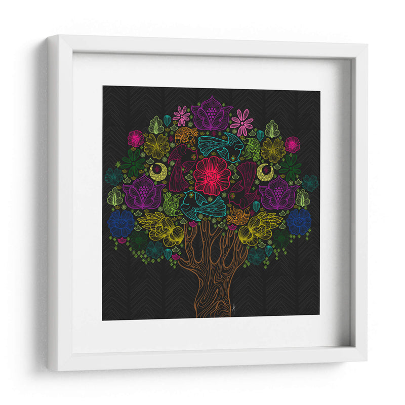 Árbol de la Vida - Púrpura Imperial | Cuadro decorativo de Canvas Lab