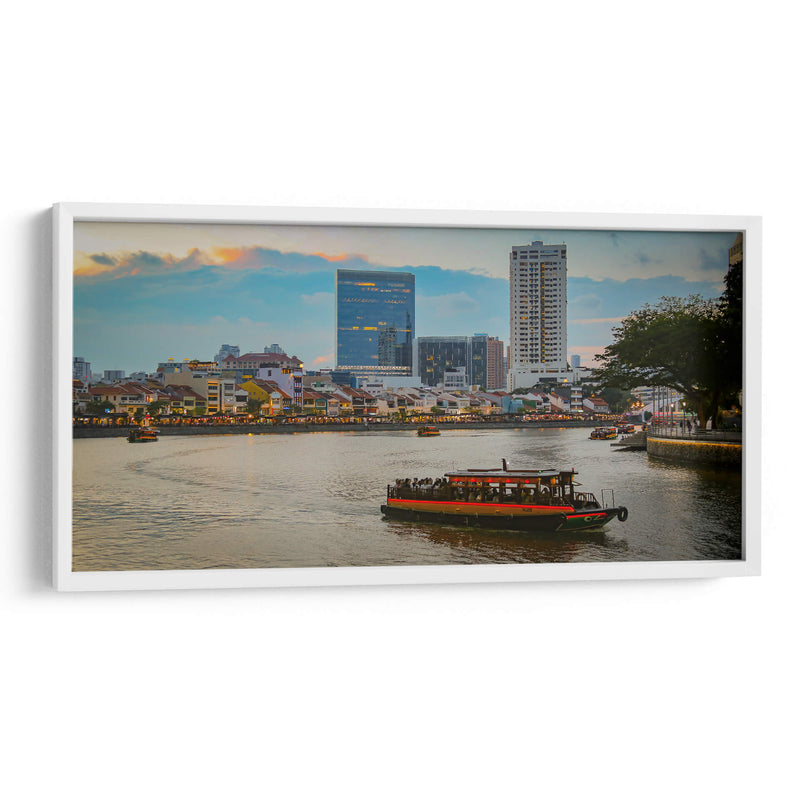 Singabur barco - ArmanDigitalArt | Cuadro decorativo de Canvas Lab