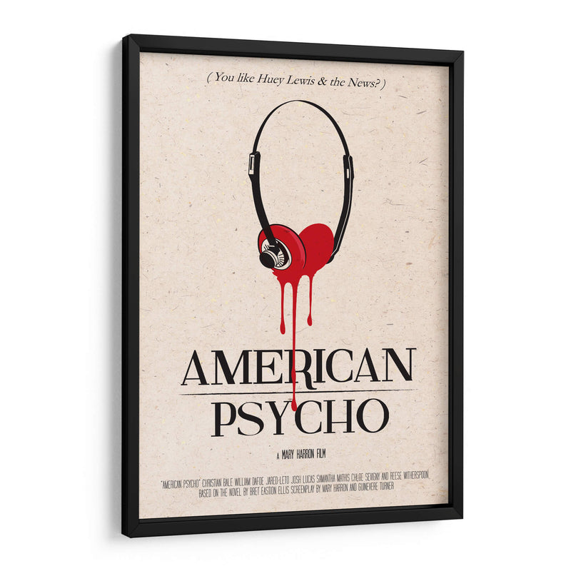 American Psycho - 2ToastDesign | Cuadro decorativo de Canvas Lab