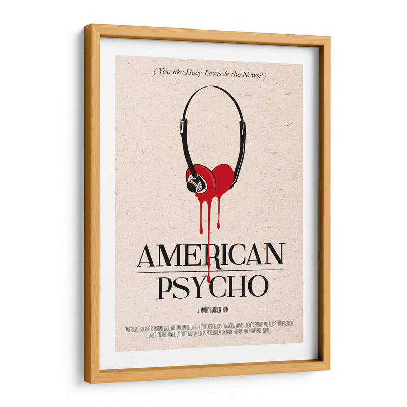American Psycho - 2ToastDesign | Cuadro decorativo de Canvas Lab