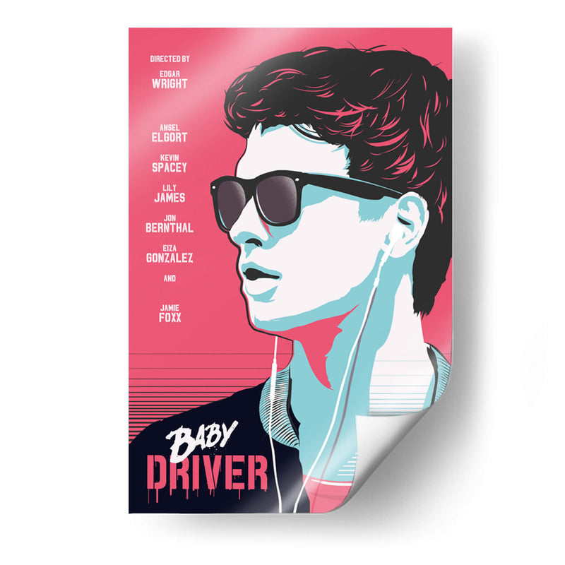 Baby Driver film - 2ToastDesign | Cuadro decorativo de Canvas Lab