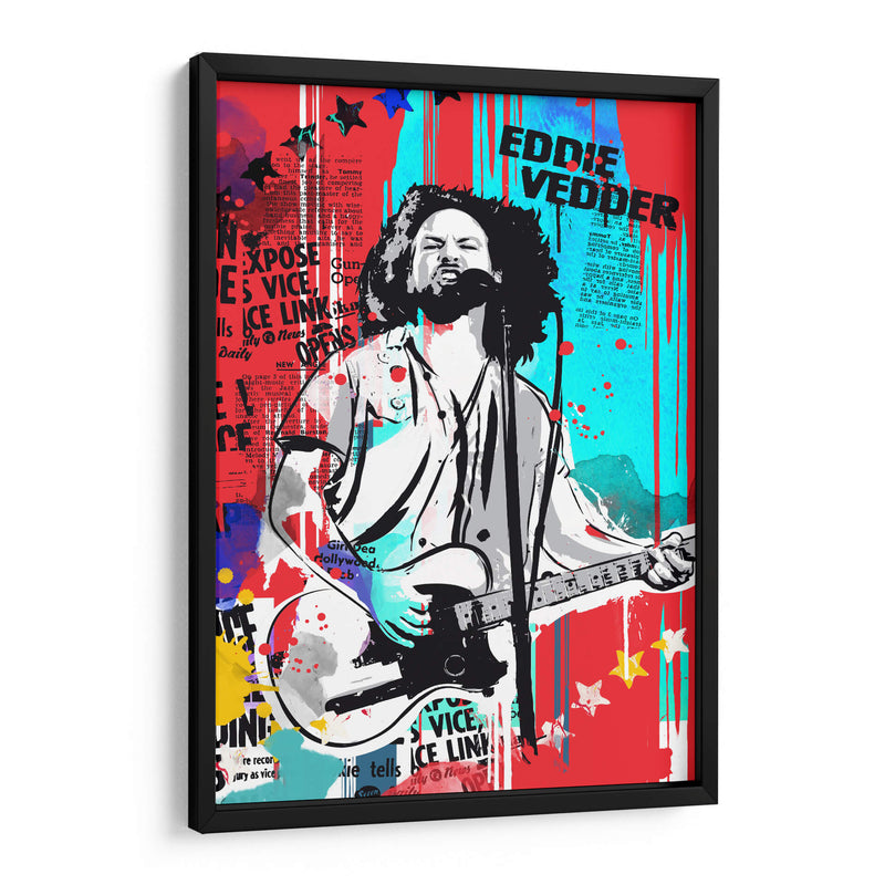 Eddie Vedder Pearl Jam - 2ToastDesign | Cuadro decorativo de Canvas Lab