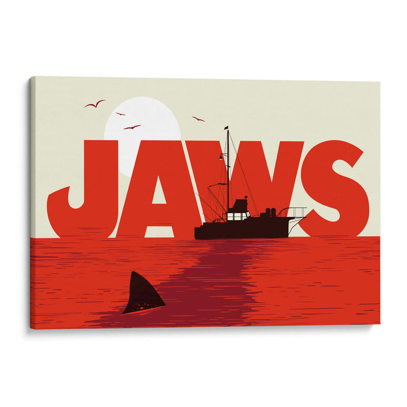 Jaws - Tiburón film - 2ToastDesign | Cuadro decorativo de Canvas Lab