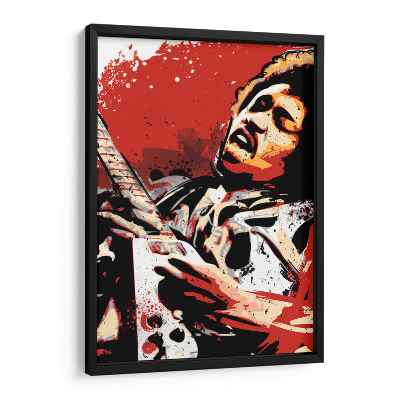 Jimi Hendrix pop art - 2ToastDesign | Cuadro decorativo de Canvas Lab