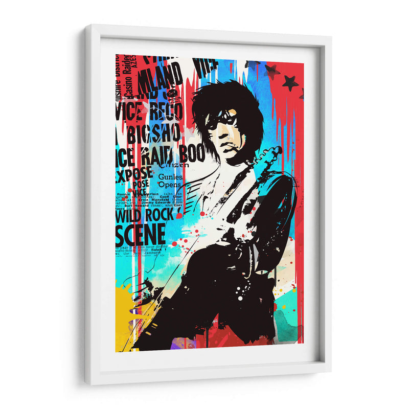 Keith Richards pop art - 2ToastDesign | Cuadro decorativo de Canvas Lab