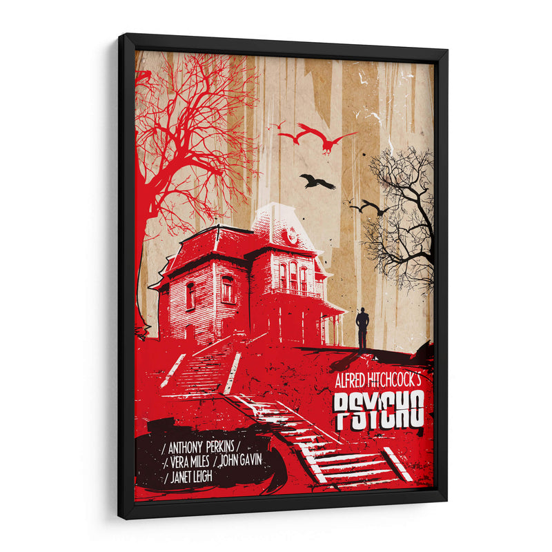 Psicosis - Psycho film - 2ToastDesign | Cuadro decorativo de Canvas Lab