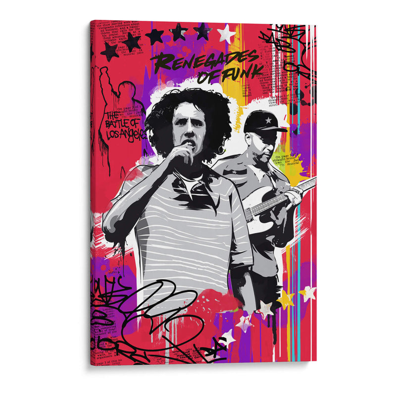 Rage against the machine pop art - 2ToastDesign | Cuadro decorativo de Canvas Lab