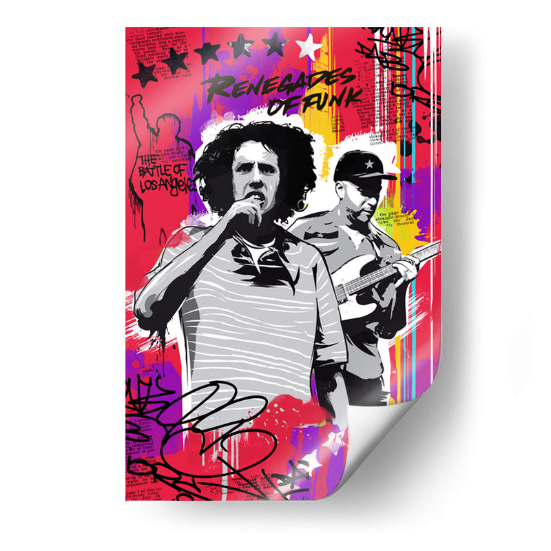 Rage against the machine pop art - 2ToastDesign | Cuadro decorativo de Canvas Lab