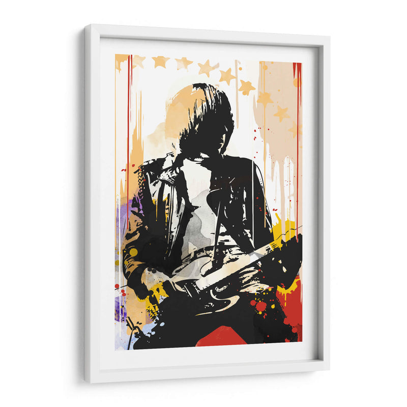 Johnny Ramone pop art - 2ToastDesign | Cuadro decorativo de Canvas Lab