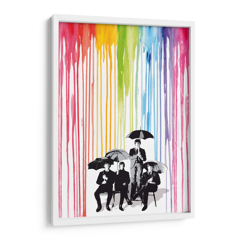 Rainbow Beatles - 2ToastDesign | Cuadro decorativo de Canvas Lab