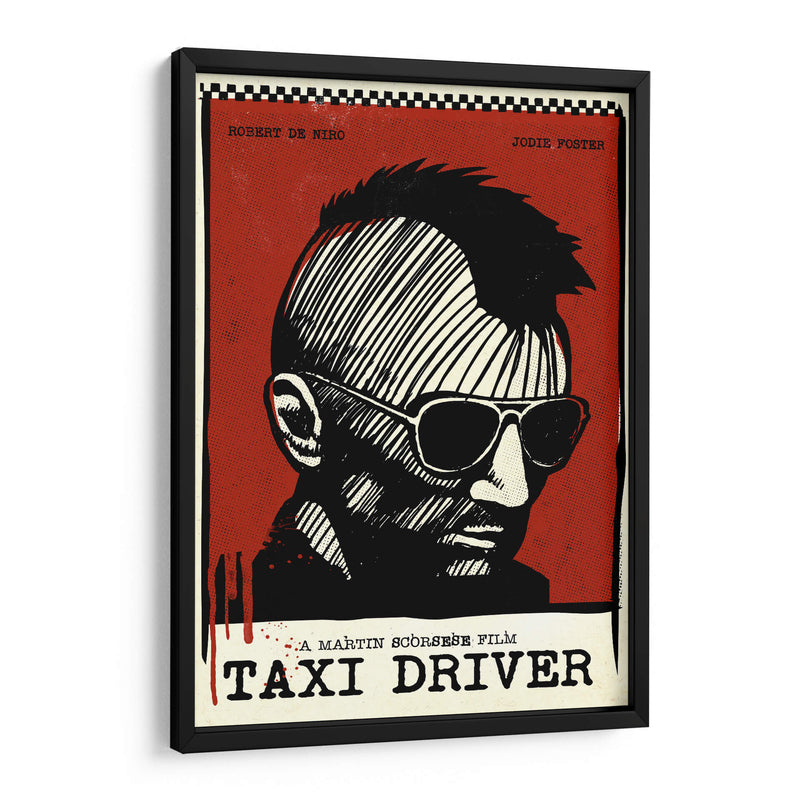 Retro Taxi Driver - 2ToastDesign | Cuadro decorativo de Canvas Lab