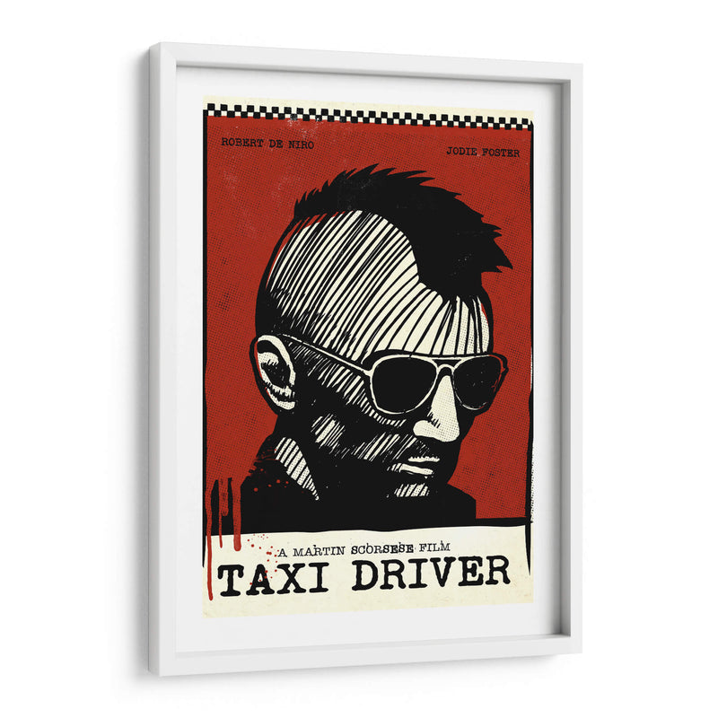 Retro Taxi Driver - 2ToastDesign | Cuadro decorativo de Canvas Lab