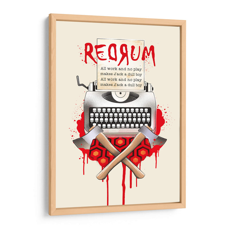 Redrum The Shining - 2ToastDesign | Cuadro decorativo de Canvas Lab