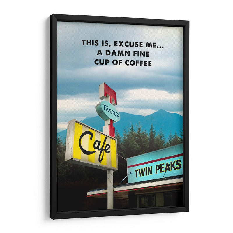 Twedes Cafe Twin Peaks - 2ToastDesign | Cuadro decorativo de Canvas Lab