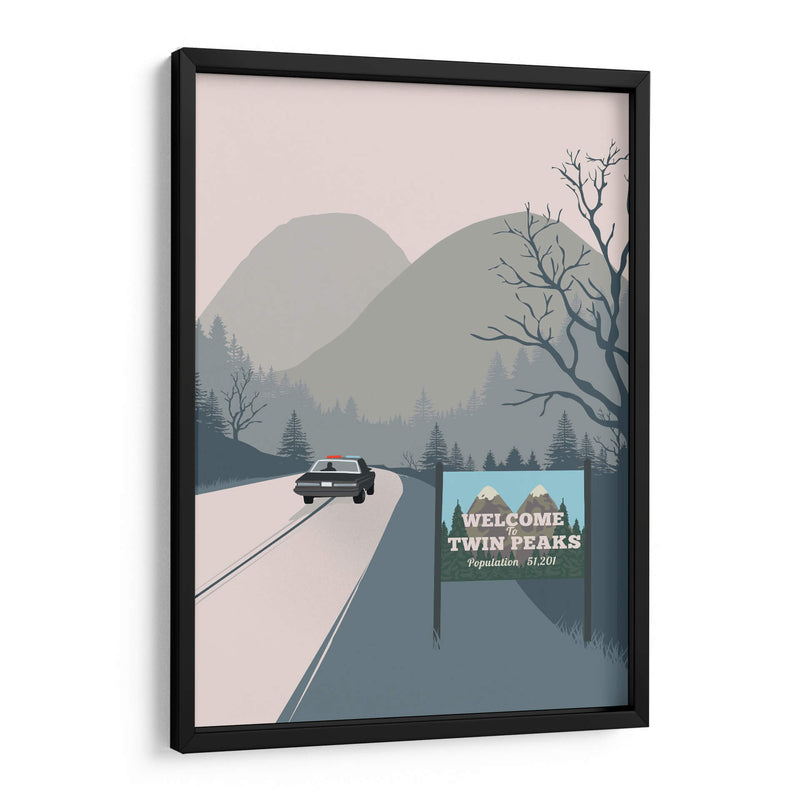 Welcome to Twin Peaks - 2ToastDesign | Cuadro decorativo de Canvas Lab