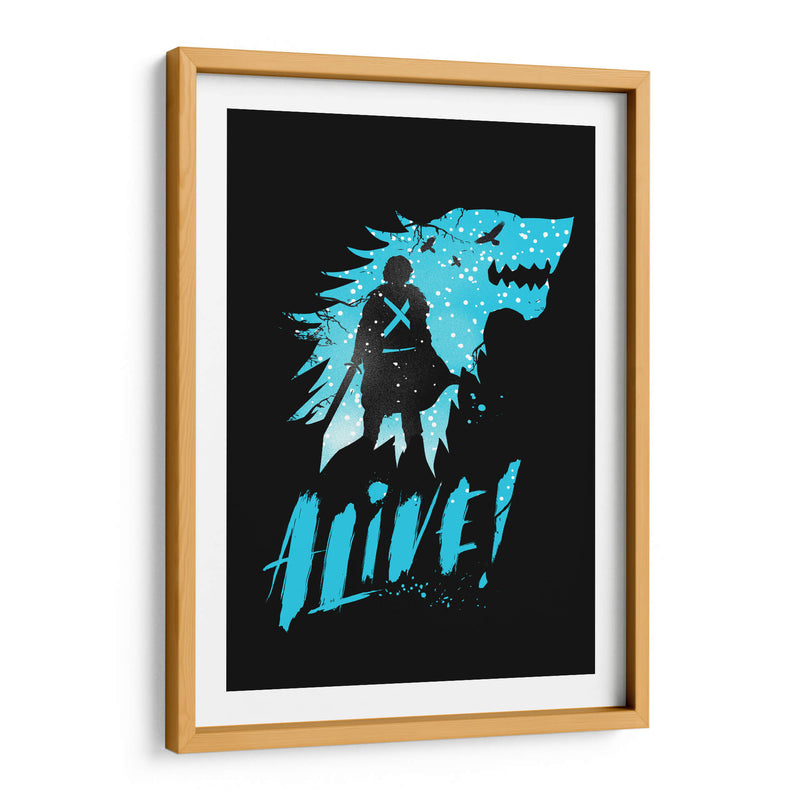 Alive Jon Snow - 2ToastDesign | Cuadro decorativo de Canvas Lab