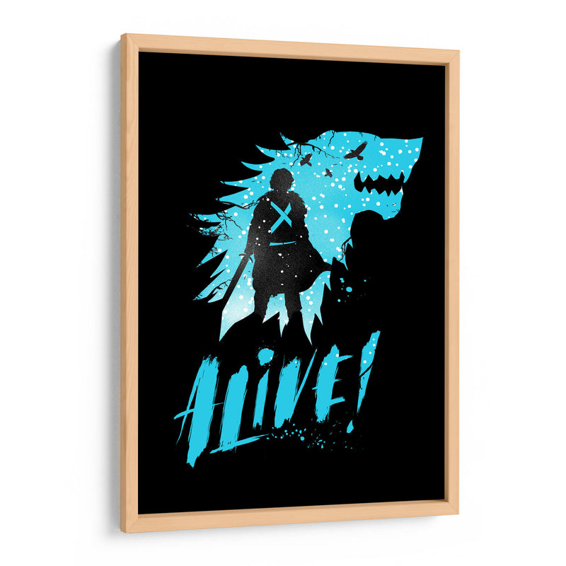 Alive Jon Snow - 2ToastDesign | Cuadro decorativo de Canvas Lab