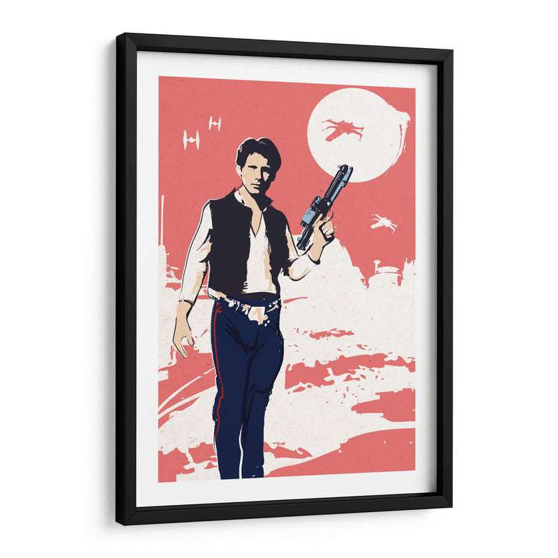 Retro Han Solo - 2ToastDesign | Cuadro decorativo de Canvas Lab