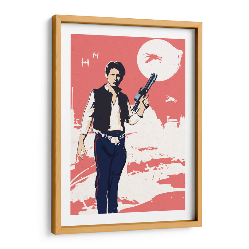 Retro Han Solo - 2ToastDesign | Cuadro decorativo de Canvas Lab