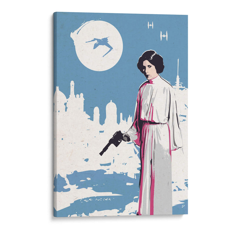 Retro Leia - 2ToastDesign | Cuadro decorativo de Canvas Lab