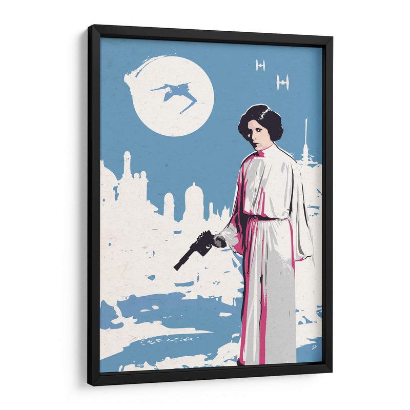 Retro Leia - 2ToastDesign | Cuadro decorativo de Canvas Lab