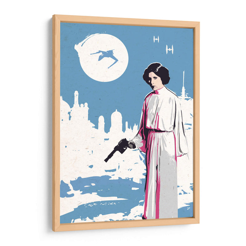 Retro Leia - 2ToastDesign | Cuadro decorativo de Canvas Lab