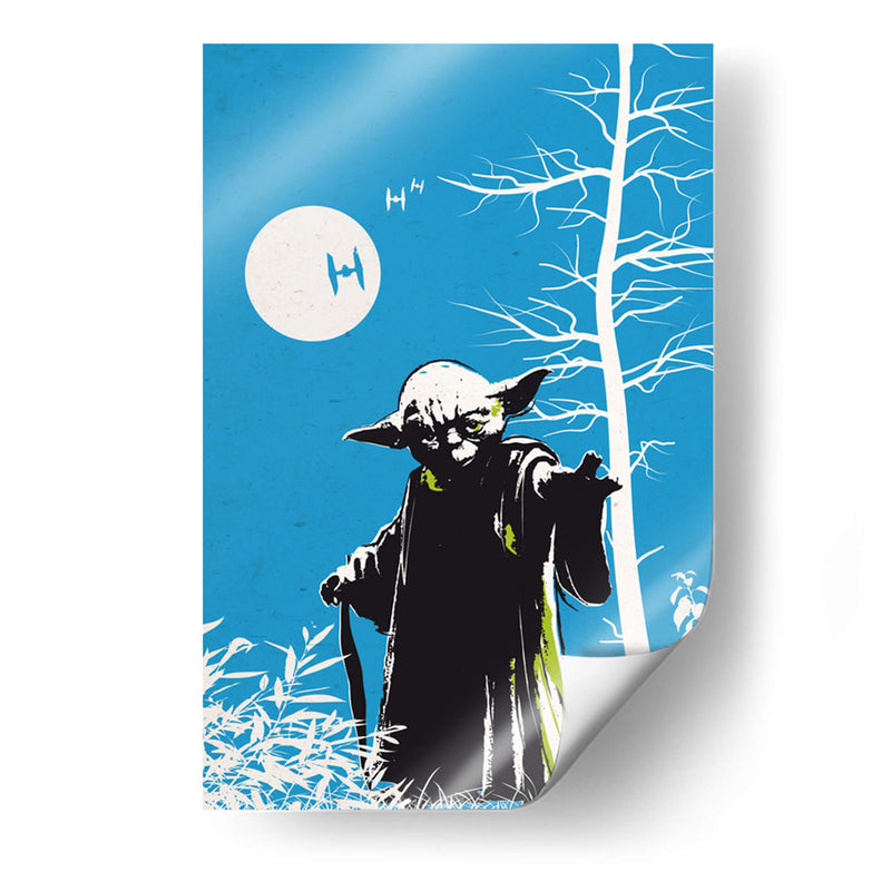 Retro Yoda - 2ToastDesign | Cuadro decorativo de Canvas Lab