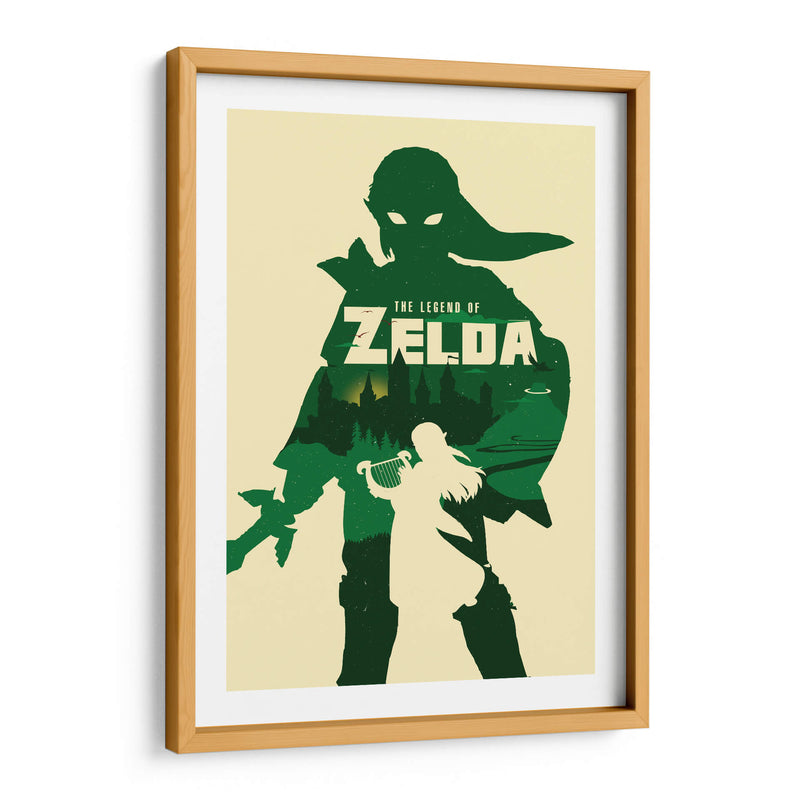 Minimal Zelda - 2ToastDesign | Cuadro decorativo de Canvas Lab