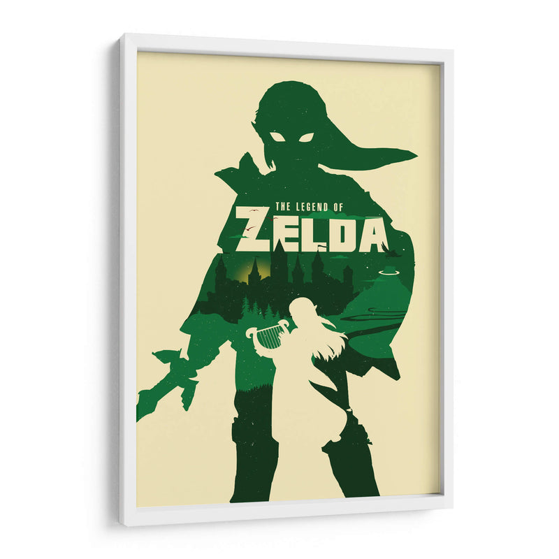 Minimal Zelda - 2ToastDesign | Cuadro decorativo de Canvas Lab