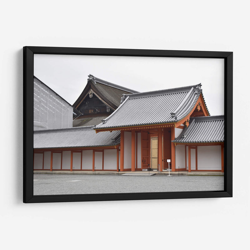 Entrada Roja, Palacio Imperial, Kioto, Japón - Luis Velasco | Cuadro decorativo de Canvas Lab